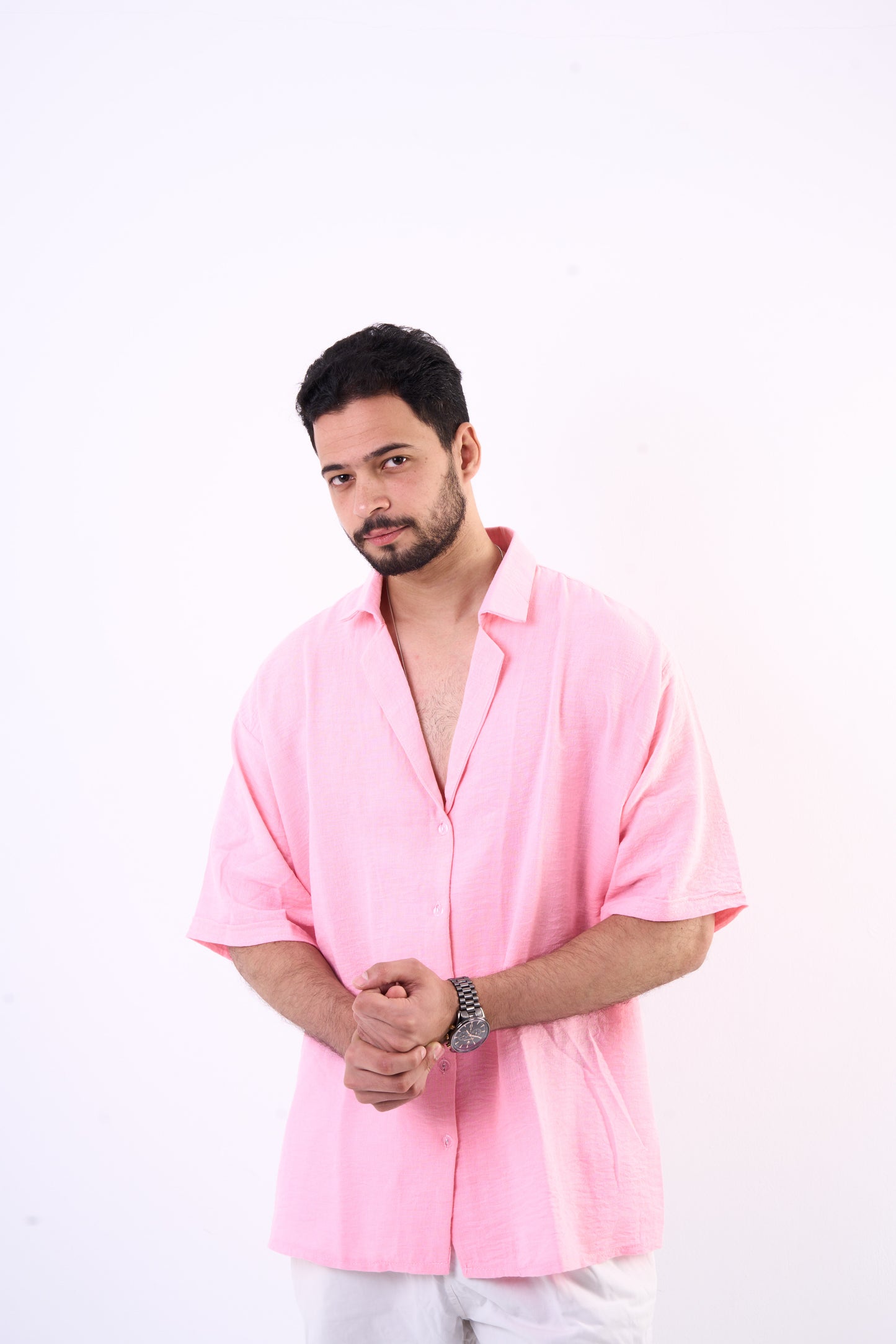 Gentles Linen Shirt - Half Sleeve